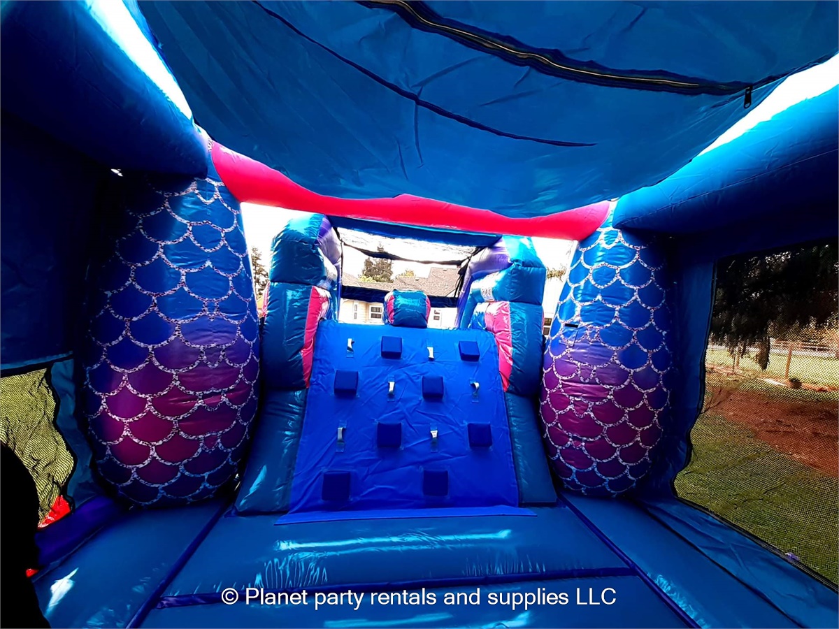 Mermaid Bounce house water slide Bounce houses and party supplies in