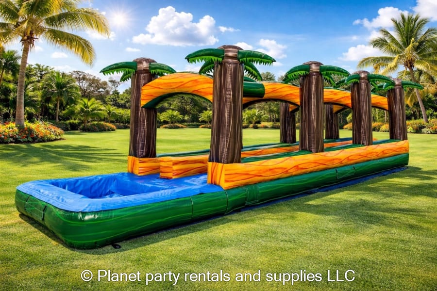 Tropical Slip & Slide - Bounce houses and party supplies in Salem ...